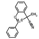 CAS#: 870552-27-5, 2-(2-benzyloxyphenyl)-2-methyl-propanenitrile