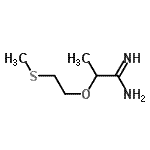 CAS#: 870669-74-2, 2-[2-(Methylsulfanyl)ethoxy]propanimidamide