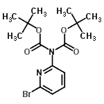 CAS#: 870703-61-0, 6-(Di-Boc-Amino)-2-Bromopyridine