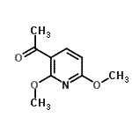 CAS # 870703-62-1, 1-(2,6-Dimethoxy-3-pyridinyl)ethanone