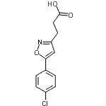 CAS#: 870704-00-0, 3-[5-(4-Chlorophenyl)-1,2-oxazol-3-yl]propanoic acid