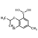 CAS#: 870718-01-7, (3-Bromo-2-isopropoxy-5-methylphenyl)boronic acid