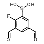 CAS#: 870778-85-1, (2-Fluoro-3,5-diformylphenyl)boronic acid