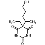 CAS#: 87079-96-7, 5-Ethyl-5-(5-hydroxy-2-pentanyl)-2,4,6(1H,3H,5H)-pyrimidinetrione