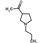 CAS#: 87088-74-2, 1-(1-Propyl-3-pyrrolidinyl)ethanone