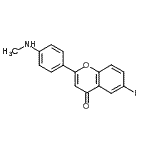 CAS 登录号：871101-30-3， 6-碘-2-[4-(甲基氨基)苯基]-4H-苯并吡喃-4-酮