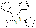 CAS#: 871110-16-6, 3-(Methylthio)-1,4,5-Triphenyl-1H-Pyrazole