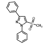 CAS#: 871110-23-5, 5-(Methylsulfonyl)-1,3-diphenyl-1H-pyrazole