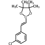 CAS#: 871125-84-7, 2-[(E)-2-(3-Chlorophenyl)vinyl]-4,4,5,5-tetramethyl-1,3,2-dioxaborolane