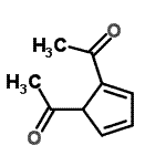 CAS#: 87122-17-6, 1,1'-(2,4-Cyclopentadiene-1,2-diyl)diethanone