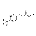 CAS#: 871224-67-8, Methyl 3-[6-(trifluoromethyl)-3-pyridinyl]propanoate