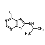 CAS 登录号：871266-86-3， 7-氯-N-异丙基[1,3]噻唑并[5,4-d]嘧啶-2-胺
