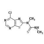 CAS 登录号：871266-87-4， 1-(7-氯[1,3]噻唑并[5,4-d]嘧啶-2-基)-1,3-二甲基硫脲
