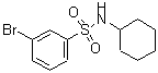 CAS#: 871269-10-2, 3-Bromo-N-cyclohexylbenzenesulfonamide