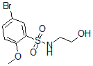 CAS#: 871269-14-6, 5-Bromo-N-(2-Hydroxyethyl)-2-Methoxy-Benzenesulfonamide