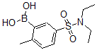 CAS 登录号：871329-80-5， B-[5-[(二乙基氨基)磺酰基]-2-甲基苯基]-硼酸