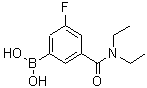 CAS 登录号：871332-64-8， [3-(二乙基氨基甲酰)-5-氟苯基]硼酸