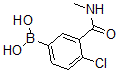 CAS 登录号：871332-65-9， B-[4-氯-3-[(甲基氨基)羰基]苯基]-硼酸