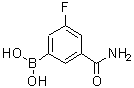 CAS#: 871332-66-0, (3-Carbamoyl-5-fluorophenyl)boronic acid