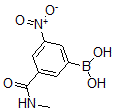 CAS 登录号：871332-77-3， B-[3-[(甲基氨基)羰基]-5-硝基苯基]-硼酸