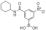 CAS 登录号：871332-85-3， [3-(环己基氨基甲酰)-5-硝基苯基]硼酸