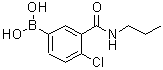 CAS 登录号：871332-93-3， [4-氯-3-(丙基氨基甲酰)苯基]硼酸