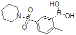 CAS 登录号：871333-00-5， B-[2-甲基-5-(1-哌啶基磺酰基)苯基]-硼酸
