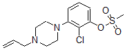 CAS#: 871355-78-1, 2-Chloro-3-[4-(2-Propen-1-Yl)-1-Piperazinyl]-Phenol 1-Methanesulfonate