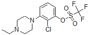 CAS 登录号：871356-23-9， 1,1,1-三氟-甲烷磺酸 2-氯-3-(4-乙基-1-哌嗪基)苯基酯