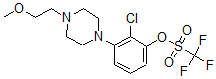CAS#: 871356-24-0, 1,1,1-Trifluoro-Methanesulfonic Acid 2-Chloro-3-[4-(2-Methoxyethyl)-1-Piperazinyl]Phenyl Ester