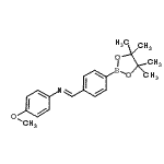 CAS#: 871366-38-0, N-(4-methoxyphenyl)-1-[4-(4,4,5,5-tetramethyl-1,3,2-dioxaborolan-2-yl)phenyl]methanimine