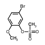 CAS#: 871571-19-6, (5-bromo-2-methoxy-phenyl) methanesulfonate