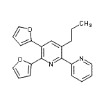 CAS 登录号：871798-94-6， 5,6-二(2-呋喃基)-3-丙基-2,2'-联吡啶