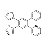 CAS#: 871798-95-7, 5,6-Di(2-furyl)-3-phenyl-2,2'-bipyridine