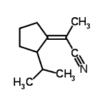 CAS#: 87184-46-1, (2Z)-2-(2-Isopropylcyclopentylidene)propanenitrile