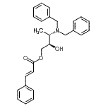CAS 登录号：871948-92-4， (2R,3S)-3-(二苄基氨基)-2-羟基丁基(2E)-3-苯基丙烯酸酯