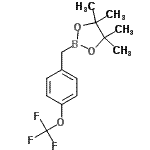 CAS 登录号：872038-32-9， 4,4,5,5-四甲基-2-[4-(三氟甲氧基)苄基]-1,3,2-二氧硼戊环