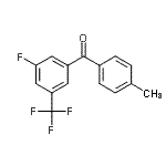 CAS 登录号：872088-12-5， [3-氟-5-(三氟甲基)苯基](4-甲基苯基)甲酮