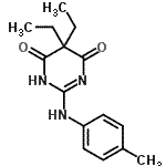 CAS#: 87215-97-2, 5,5-Diethyl-2-[(4-methylphenyl)amino]-4,6(1H,5H)-pyrimidinedione