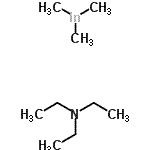CAS#: 87224-90-6, N,N-Diethylethanamine - trimethylindium (1:1)