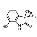 CAS#: 87234-74-0, 7-Hydroxy-3,3-dimethyl-1,3-dihydro-2H-indol-2-one