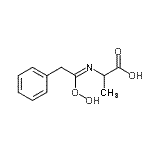 CAS 登录号：872808-76-9， (Z)-N-(1-氢过氧基-2-苯基乙亚基)丙氨酸