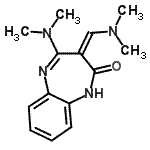 CAS#: 87295-93-0, (3Z)-4-(Dimethylamino)-3-[(dimethylamino)methylene]-1,3-dihydro-2H-1,5-benzodiazepin-2-one