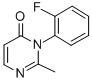 CAS#: 87356-51-2, 3-(2-Fluorophenyl)-2-Methyl-4(3H)-Pyrimidinone
