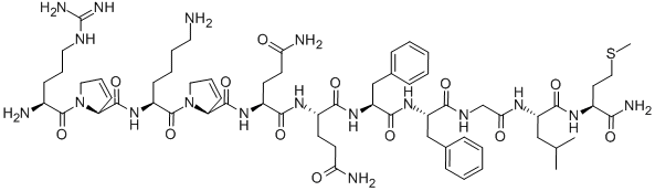 CAS 登录号：87367-30-4， (3,4-去氢-脯氨酰2,4)-物质 P