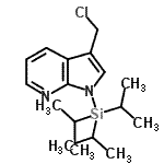 CAS#: 873786-04-0, 3-(Chloromethyl)-1-(triisopropylsilyl)-1H-pyrrolo[2,3-b]pyridine