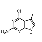 CAS#: 873792-88-2, 4-Chloro-5-iodo-7H-pyrrolo[2,3-d]pyrimidin-2-amine