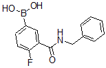 CAS 登录号：874219-22-4， B-[4-氟-3-[[(苯基甲基)氨基]羰基]苯基]-硼酸