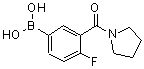 CAS 登录号：874219-31-5， [4-氟-3-(1-吡咯烷基羰基)苯基]硼酸