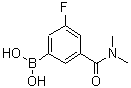 CAS 登录号：874219-39-3， [3-(二甲基氨基甲酰)-5-氟苯基]硼酸